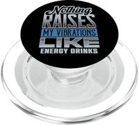 Funny Vibes Energy Drinks Raise My Vibrations PopSockets PopGrip for MagSafe