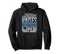 Funny Vibes Energy Drinks Raise My Vibrations Pullover Hoodie