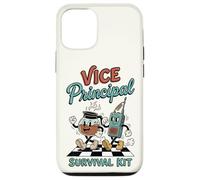 Funny Vice Principal Survival Kit Retro Rubber Hose Cartoon Case for iPhone 12/12 Pro