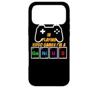 Funny Video Game Gamer Genius Periodic System Nerd Geek Case for iPhone 17 Pro Max