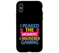 Funny Video Gamer I Peaked the Moment I Discovered Gaming Case for iPhone X/XS