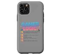 Funny Video Games Gamers Gaming Gamer Logic Case for iPhone 11 Pro