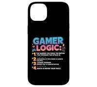 Funny Video Games Gamers Gaming Gamer Logic Case for iPhone 14 Plus