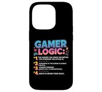 Funny Video Games Gamers Gaming Gamer Logic Case for iPhone 14 Pro