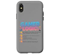 Funny Video Games Gamers Gaming Gamer Logic Case for iPhone X/XS