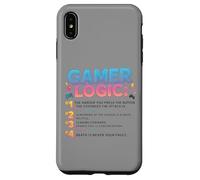 Funny Video Games Gamers Gaming Gamer Logic Case for iPhone XS Max