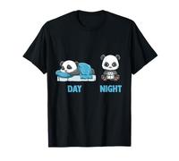 Funny Video Gaming Panda Sleep and Game Sleep Game T-Shirt