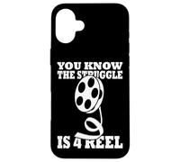 Funny Video Producer Joke - You Know The Struggle Is 4 Reel Case for iPhone 16 Plus