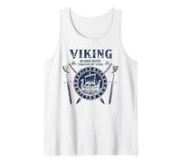 Funny Viking Blood Runs Through My Veins Vikings Norse Tank Top