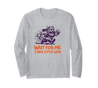 Funny Viking Dwarf Saying Wait for Me I Have Little Legs Long Sleeve T-Shirt