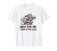 Funny Viking Dwarf Saying Wait for Me I Have Little Legs T-Shirt