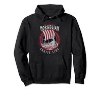 Funny Viking Ship Original Norwegian Cruise Line Norse Pullover Hoodie