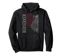 Funny Vikings Lovers Bear Norse Viking Compass Berserker Pullover Hoodie