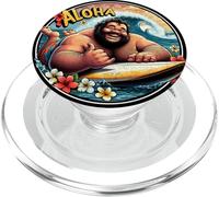 Funny Vintage Hawaii Surf PopSockets PopGrip for MagSafe
