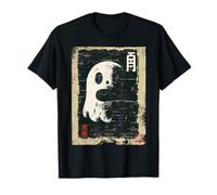 Funny Vintage Japanese Halloween Ghost Horror Movie Fall T-Shirt