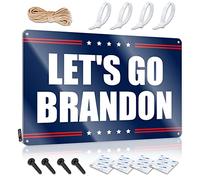 Funny Vintage Metal Sign Lets Go Brandon Tin Sign Tin Sign Man Cave Decor Metal Sign Funny(20X30CM)