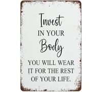 Funny Vintage Metal Signs Occupational Therapist Massage Therapy Body Contouring Body Sculpting Wall Art Retro Metal Tin Sign Vintage Sign for Home Coffee Wall Decor 8x12 Inch