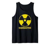 Funny Vintage Nostalgic Radioactive Nuclear War Symbol Tank Top