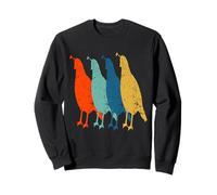 Funny Vintage Quail Birds retro graphics For Breeders Sweatshirt