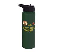 Funny Vintage Retro Ham Or Ham Why Not Both? Stainless Steel Insulated Water Bottle