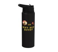 Funny Vintage Retro Ham Or Ham Why Not Both? Stainless Steel Insulated Water Bottle