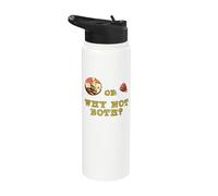 Funny Vintage Retro Ham Or Ham Why Not Both? Stainless Steel Insulated Water Bottle