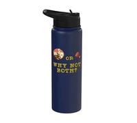 Funny Vintage Retro Ham Or Ham Why Not Both? Stainless Steel Insulated Water Bottle