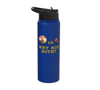 Funny Vintage Retro Ham Or Ham Why Not Both? Stainless Steel Insulated Water Bottle