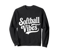Funny Vintage Softball Vibes Is My Favorite Season Sweatshirt