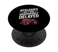 Funny Vintage Tractors Farming Excuse Joke Men Women PopSockets Adhesive PopGrip