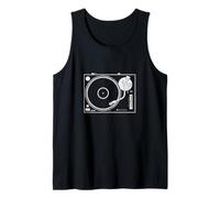 Funny Vintage Vinyl Record Player Music Lover Saying Tank Top