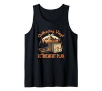 Funny Vinyl Collecting is My Retirement Plan Record Lover Tank Top