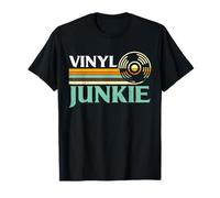Funny Vinyl Junkie Shirt Vintage Music Lover 33 45 78 RPM T-Shirt