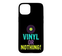 Funny Vinyl Record Collector Analog Music Audiophile Case for iPhone 15 Plus