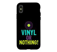 Funny Vinyl Record Collector Analog Music Audiophile Case for iPhone X/XS