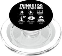 Funny Viola Player Spare Time Musician Humor Instrument PopSockets PopGrip for MagSafe