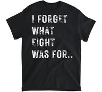 Funny Violent I Forget What 8 was for Kiss Off Femmes Fans T-Shirt 100% Cotton Graphic Print T Shirts for Men Women Black (Black,L)