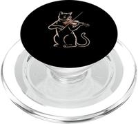 Funny Violin Cat Musician For Orchestra Lovers PopSockets PopGrip for MagSafe