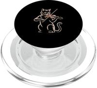 Funny Violin Cat Musician For Orchestra Lovers PopSockets PopGrip for MagSafe