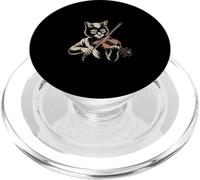 Funny Violin Cat Musician For Orchestra Lovers PopSockets PopGrip for MagSafe