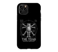 Funny Vitruvian American Toad Biology Amphibian Graphic Case for iPhone 11 Pro