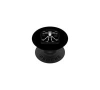 Funny Vitruvian Frog Anatomy Biology Frogcore Graphic PopSockets Adhesive PopGrip