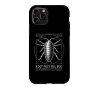 Funny Vitruvian Roly Poly Pill Bug Isopod Biology Graphic Case for iPhone 11 Pro