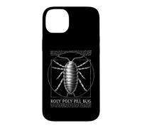 Funny Vitruvian Roly Poly Pill Bug Isopod Biology Graphic Case for iPhone 14 Plus