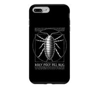 Funny Vitruvian Roly Poly Pill Bug Isopod Biology Graphic Case for iPhone 7 Plus/8 Plus