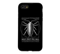 Funny Vitruvian Roly Poly Pill Bug Isopod Biology Graphic Case for iPhone SE (2020) / 7/8