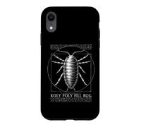 Funny Vitruvian Roly Poly Pill Bug Isopod Biology Graphic Case for iPhone XR
