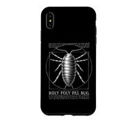 Funny Vitruvian Roly Poly Pill Bug Isopod Biology Graphic Case for iPhone XS Max