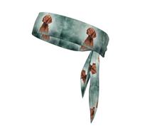 Funny Vizsla Pointer, Head Tie, Sports Headband Tie Back, Multi Sweatband for Men Women