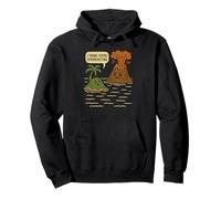 Funny Volcano Overreacting Pun - Cute Island Angry Eruption Pullover Hoodie